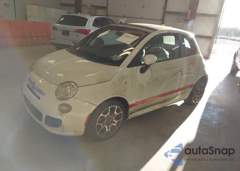 2012 Fiat 500 Sport z USA, uszkodzony, nr VIN 3C3CFFBR0CT113498
